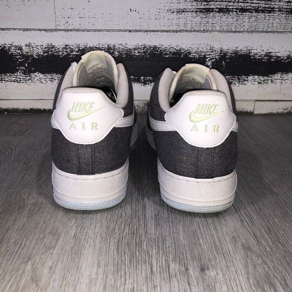 Nike Air Force 1 Low '07 Recycled Canvas Pack CN0866-002 Iron Gray 2020 Size 14 - Picture 5 of 9